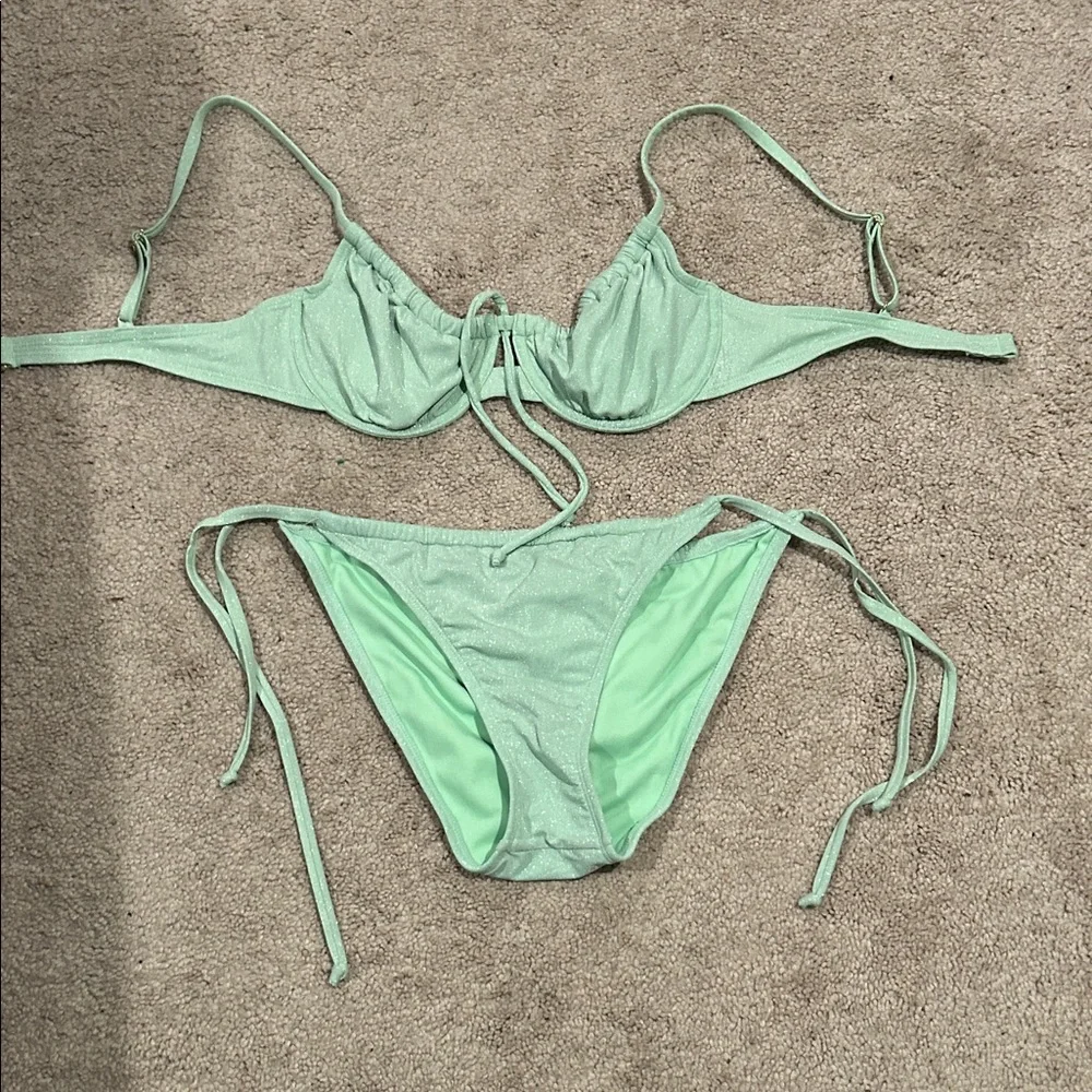 Wild Fable Mint Green Bikini Set - medium size for both - Picture 2 of 14